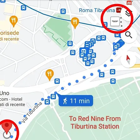 Red Nine - Stazione Tiburtina * רומא